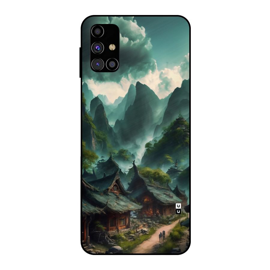 Ancient Village Metal Back Case for Galaxy M31s