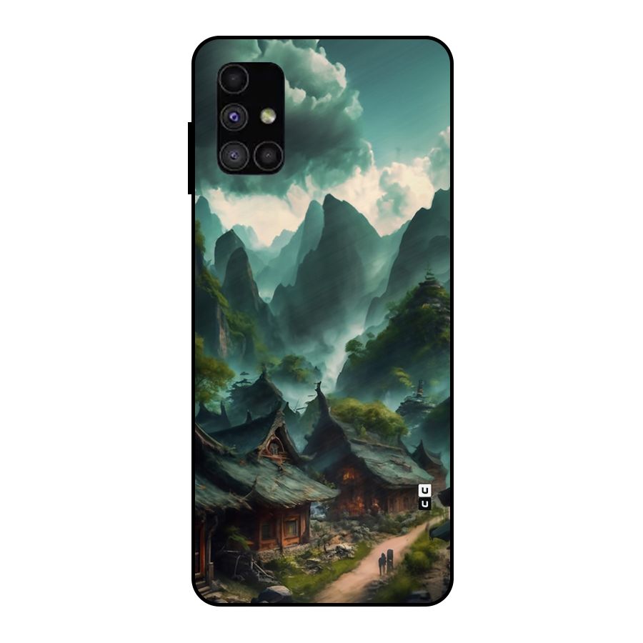 Ancient Village Metal Back Case for Galaxy M51