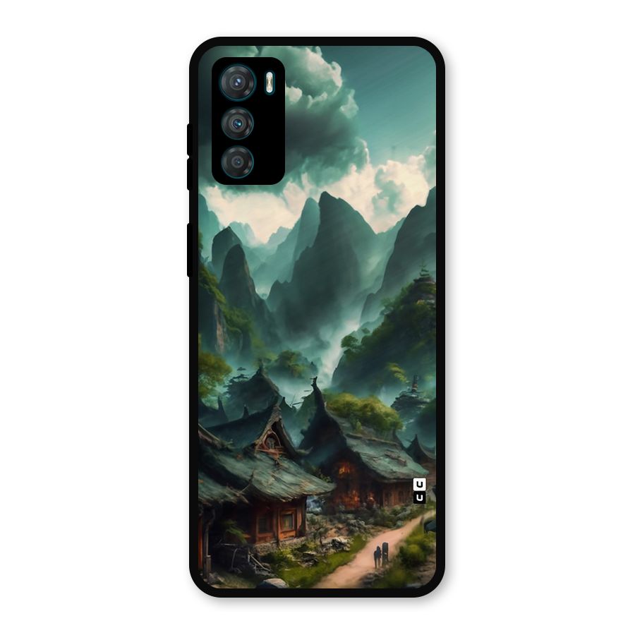 Ancient Village Metal Back Case for Moto G42