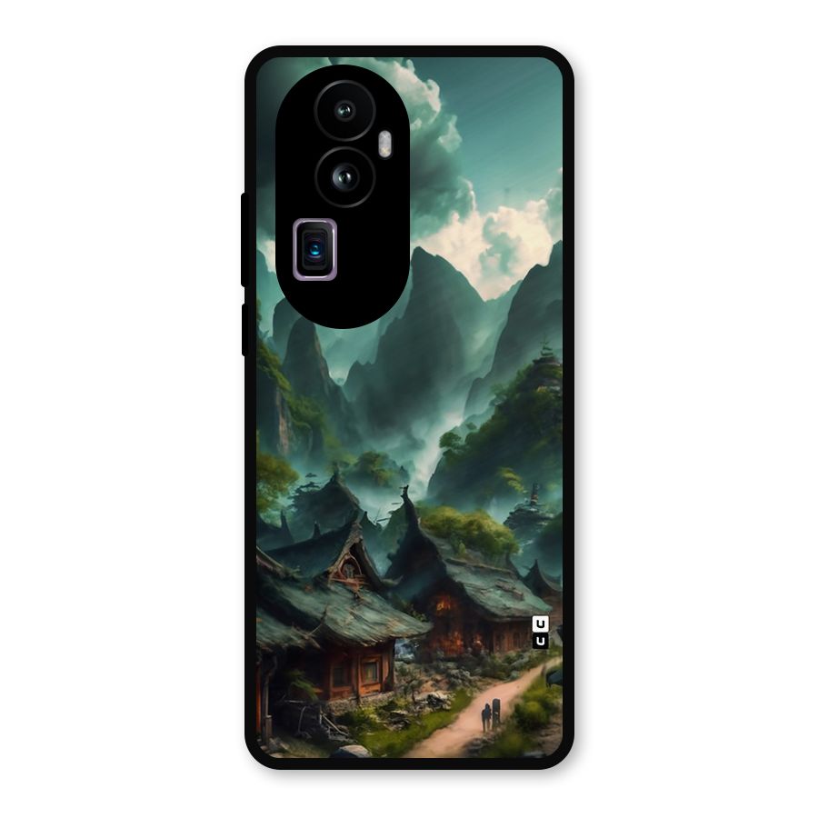 Ancient Village Metal Back Case for Oppo Reno10 Pro Plus