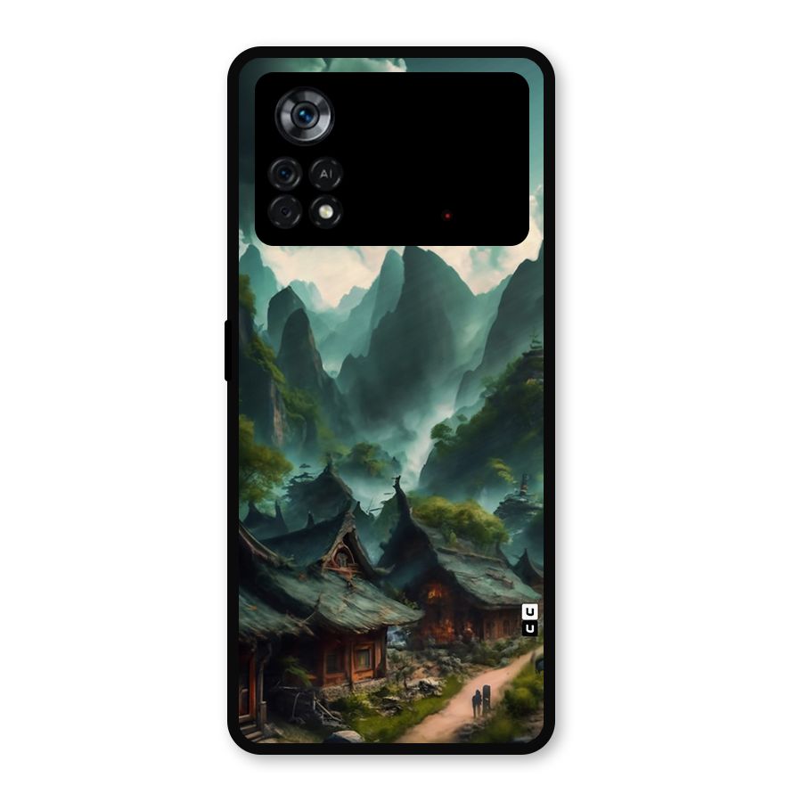 Ancient Village Metal Back Case for Poco X4 Pro 5G