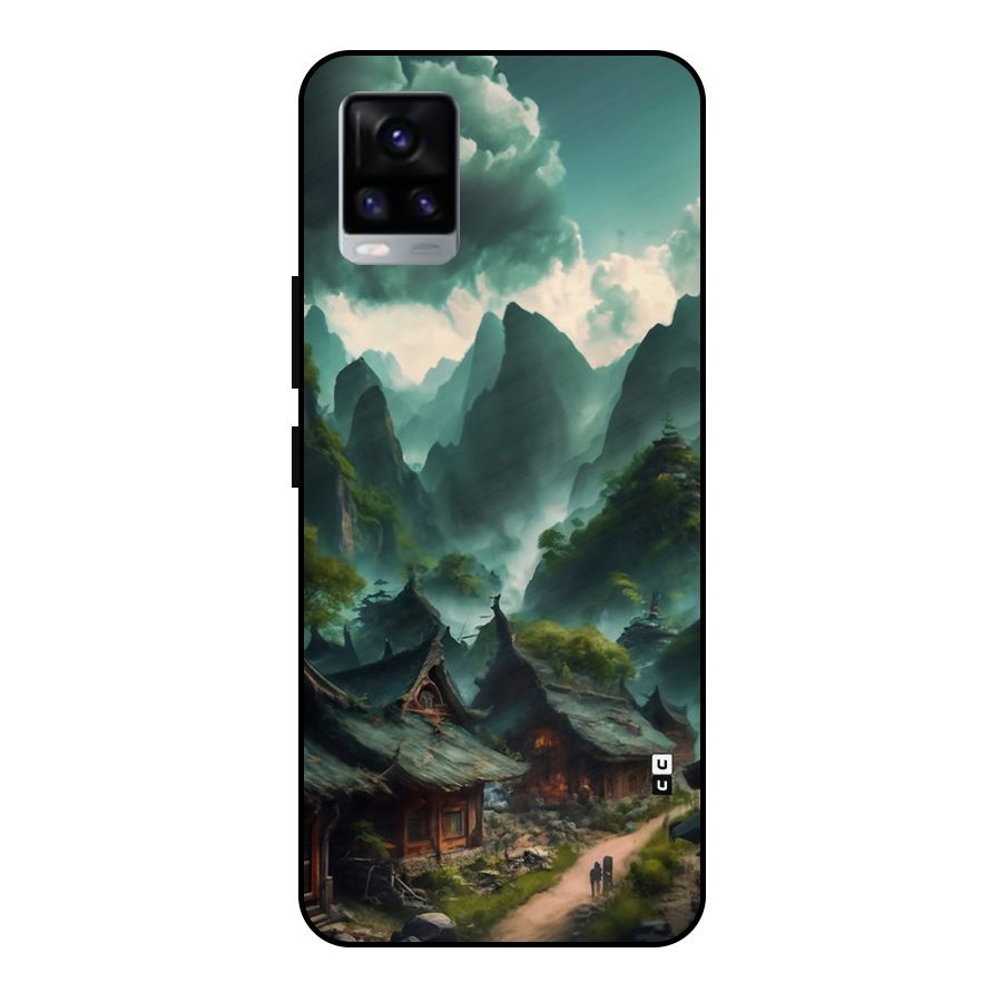 Ancient Village Metal Back Case for Vivo V20