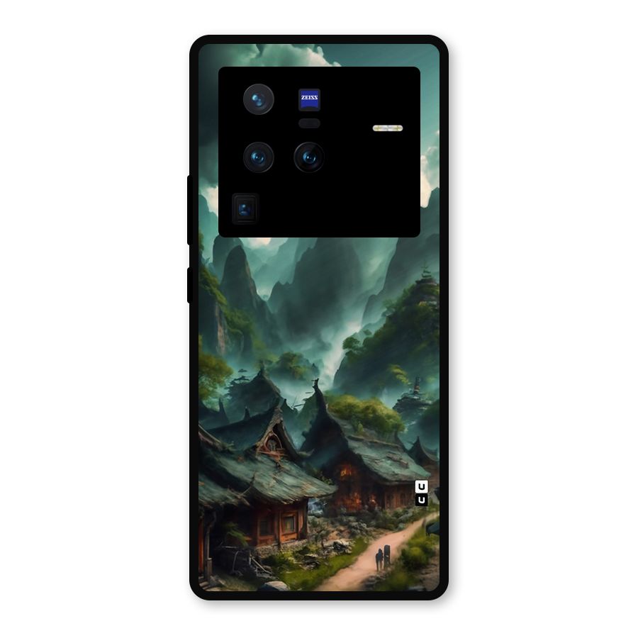 Ancient Village Metal Back Case for Vivo X80 Pro