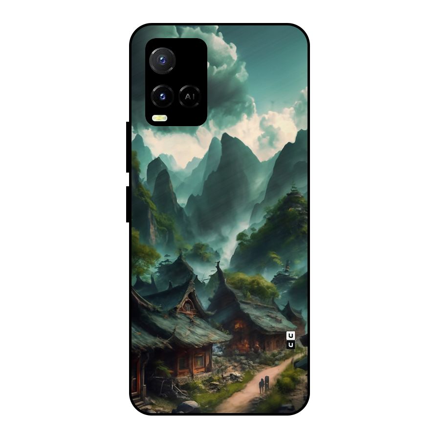 Ancient Village Metal Back Case for Vivo Y21