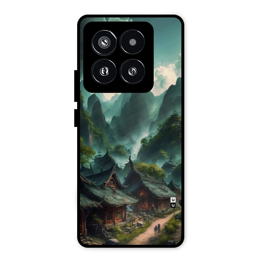 Ancient Village Metal Back Case for Xiaomi 14 Pro