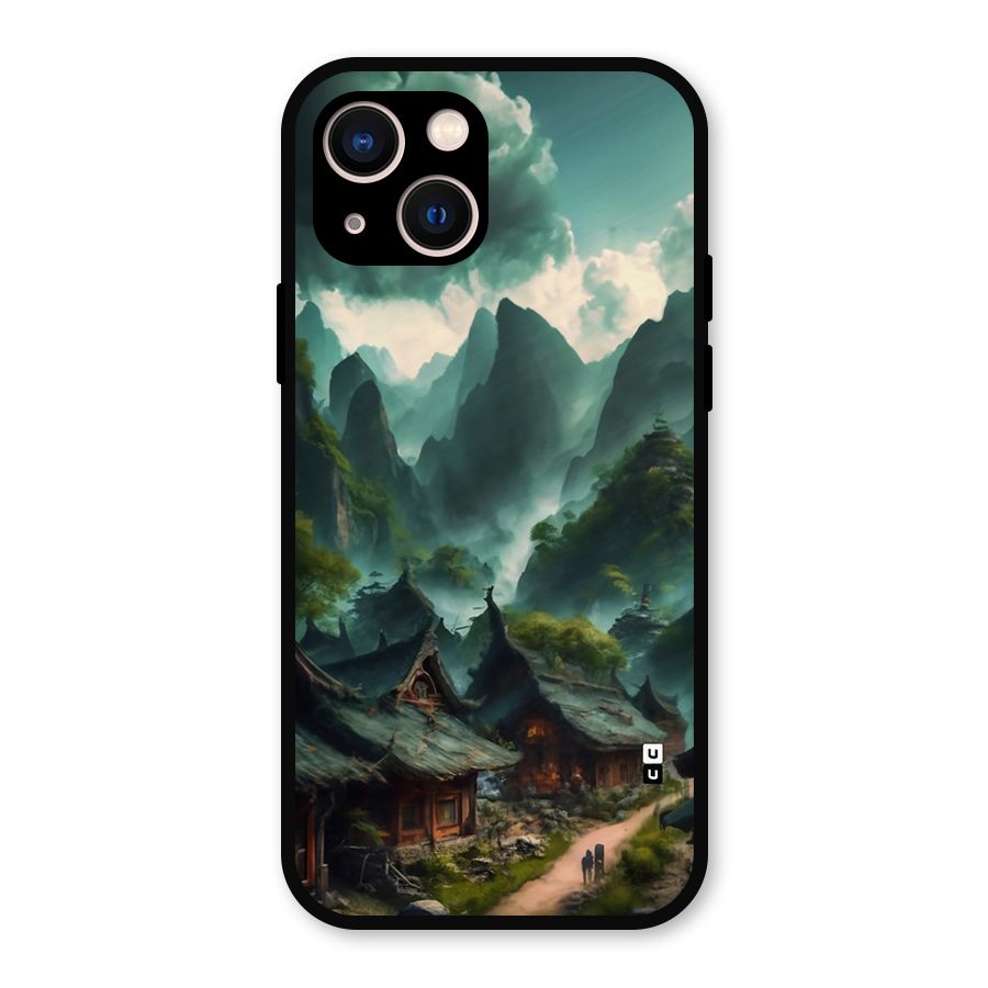 Ancient Village Metal Back Case for iPhone 13