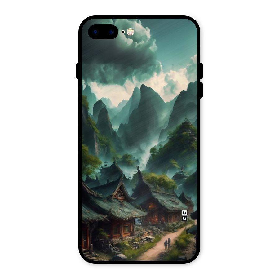 Ancient Village Metal Back Case for iPhone 8 Plus