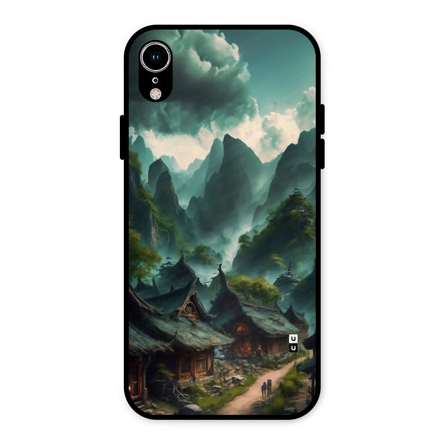 Ancient Village Metal Back Case for iPhone XR