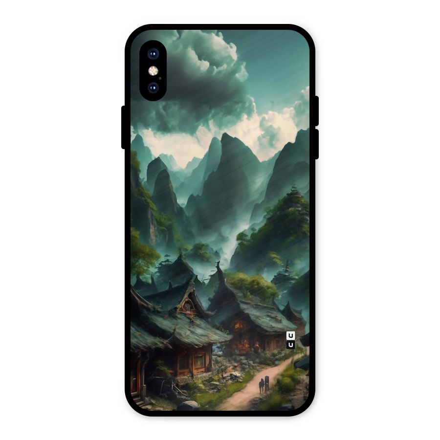 Ancient Village Metal Back Case for iPhone XS Max