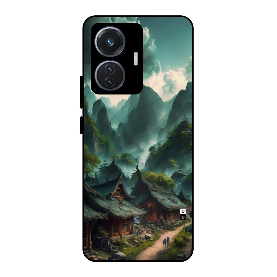 Ancient Village Metal Back Case for iQOO Z6 44W