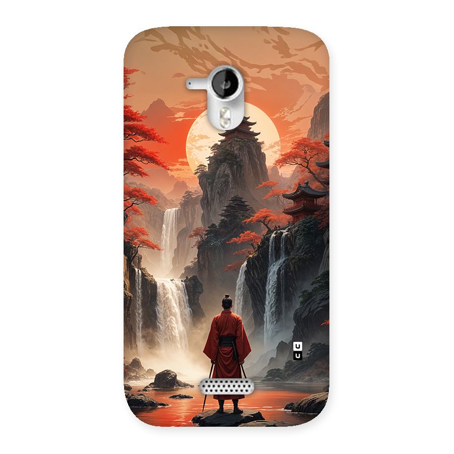 Ancient Waterfall Back Case for Canvas HD A116