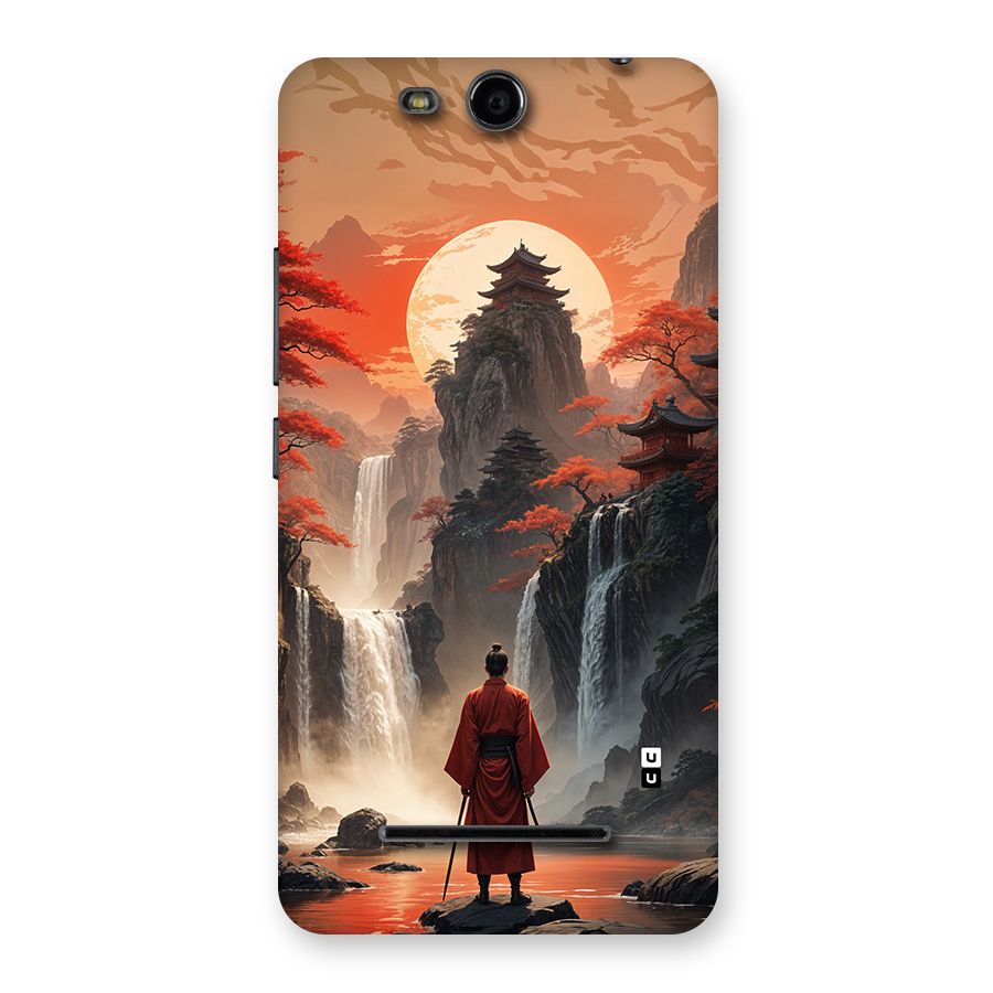 Ancient Waterfall Back Case for Canvas Juice 3 Q392