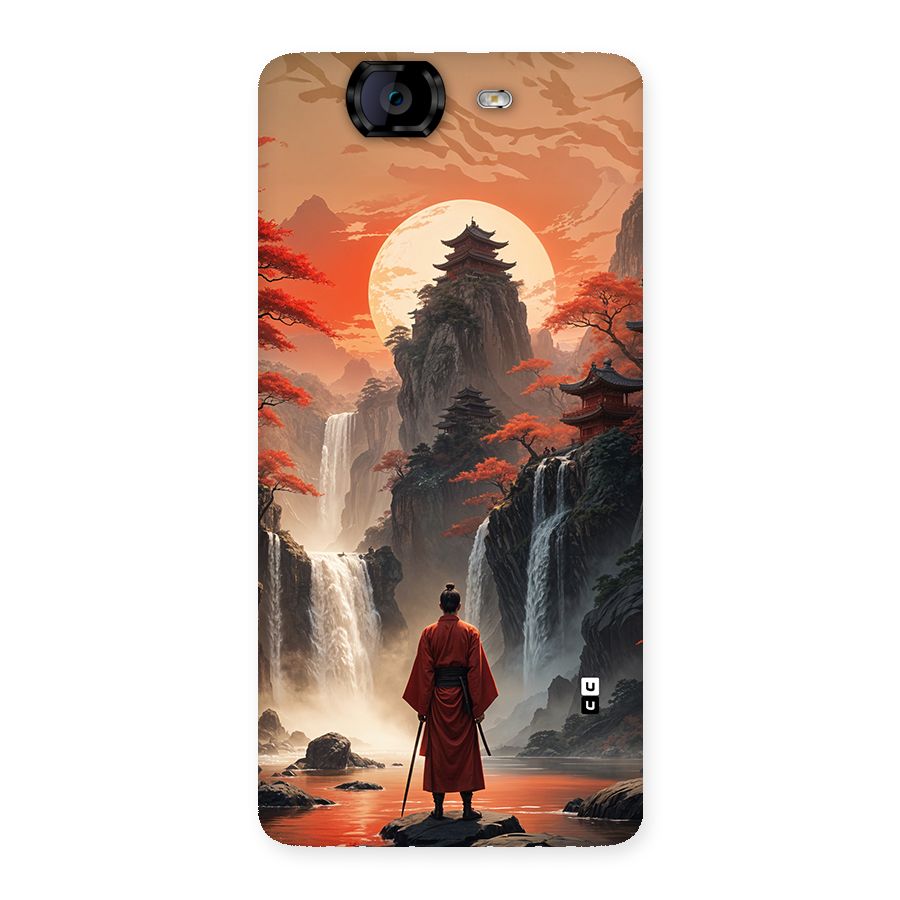 Ancient Waterfall Back Case for Canvas Knight A350
