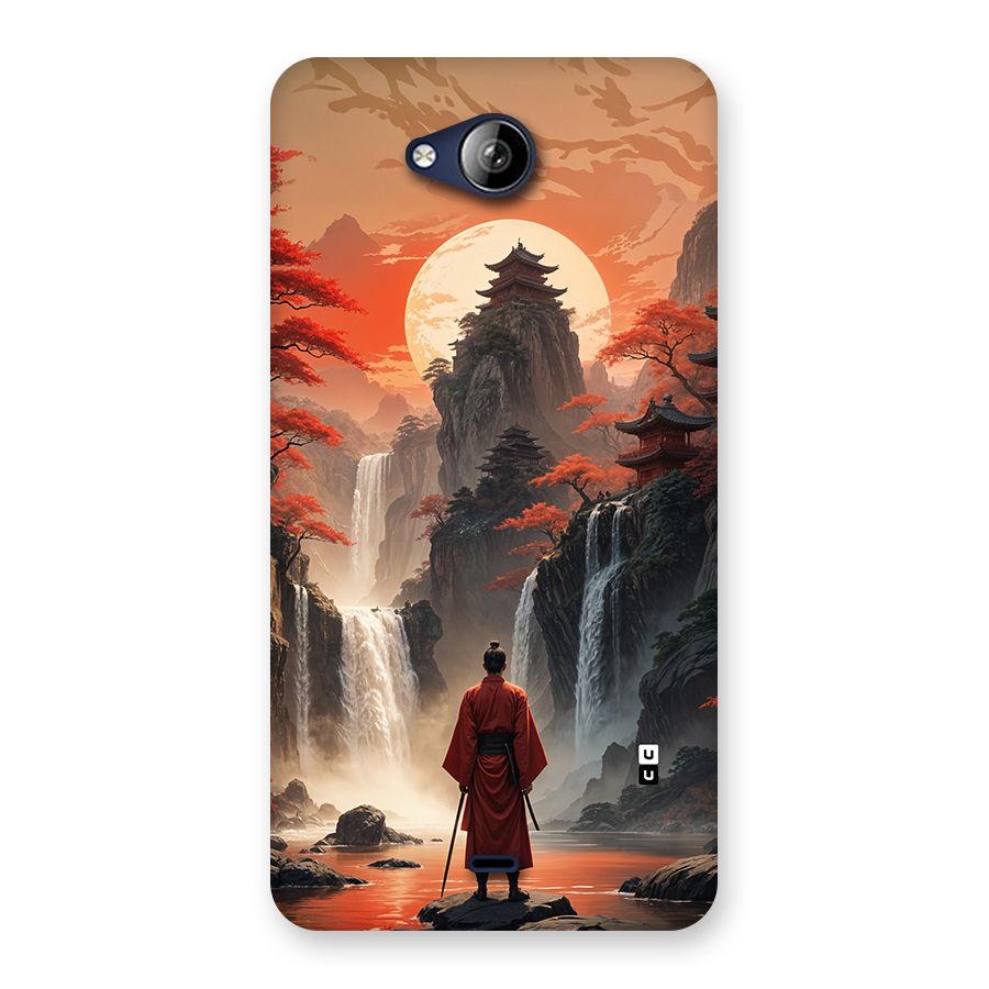 Ancient Waterfall Back Case for Canvas Play Q355