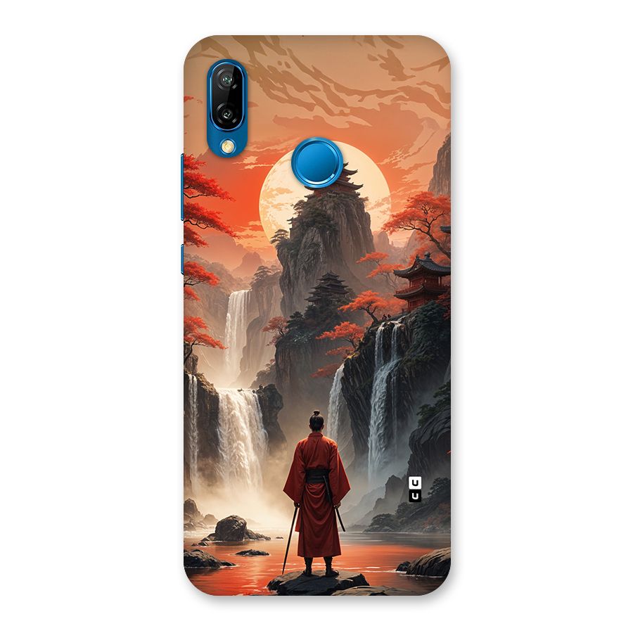 Ancient Waterfall Back Case for Huawei P20 Lite
