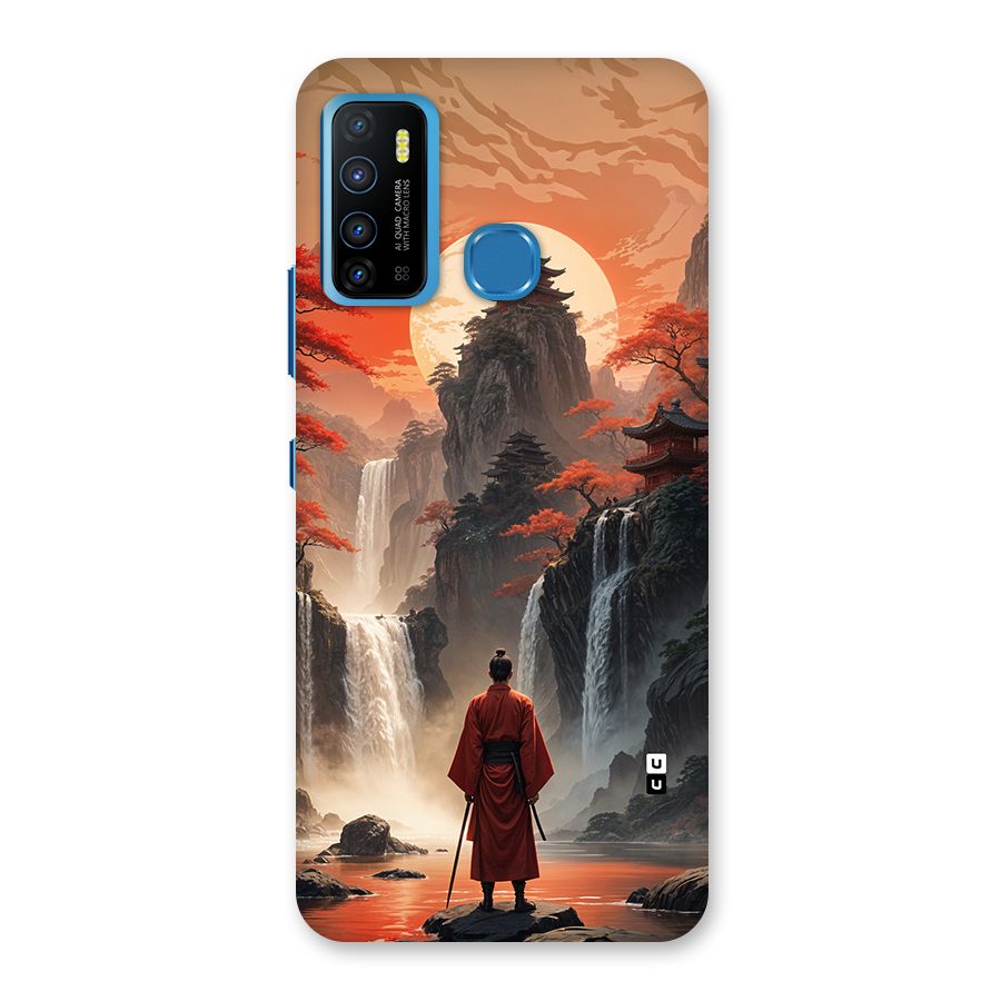 Ancient Waterfall Back Case for Infinix Hot 9
