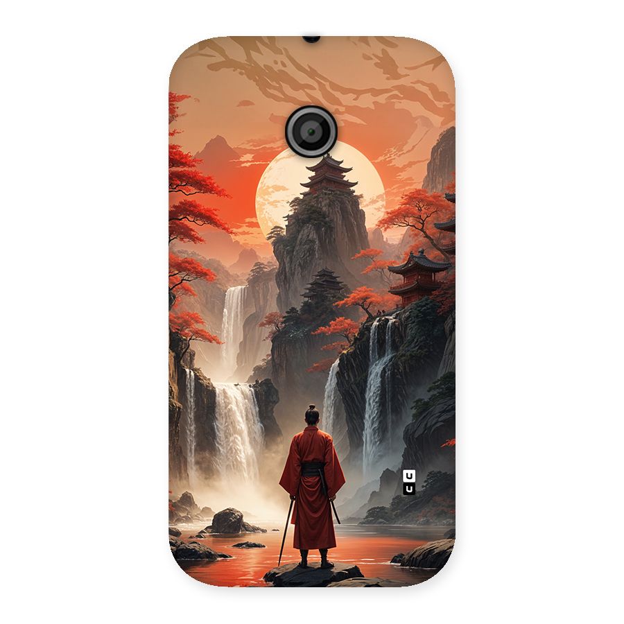 Ancient Waterfall Back Case for Moto E