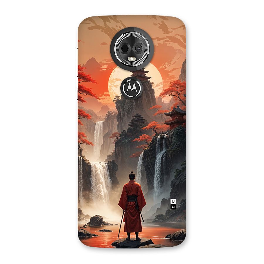 Ancient Waterfall Back Case for Moto E5 Plus