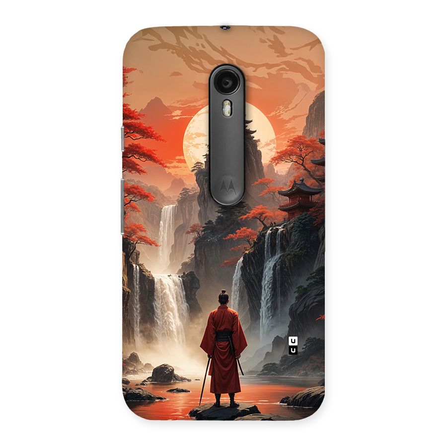 Ancient Waterfall Back Case for Moto G3