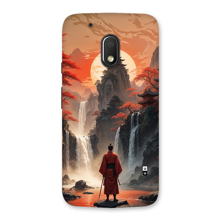 Ancient Waterfall Back Case for Moto G4 Play