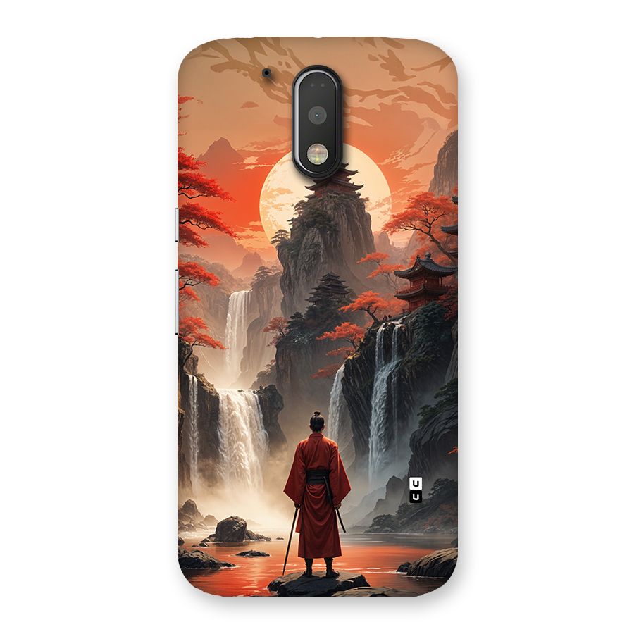 Ancient Waterfall Back Case for Moto G4 Plus