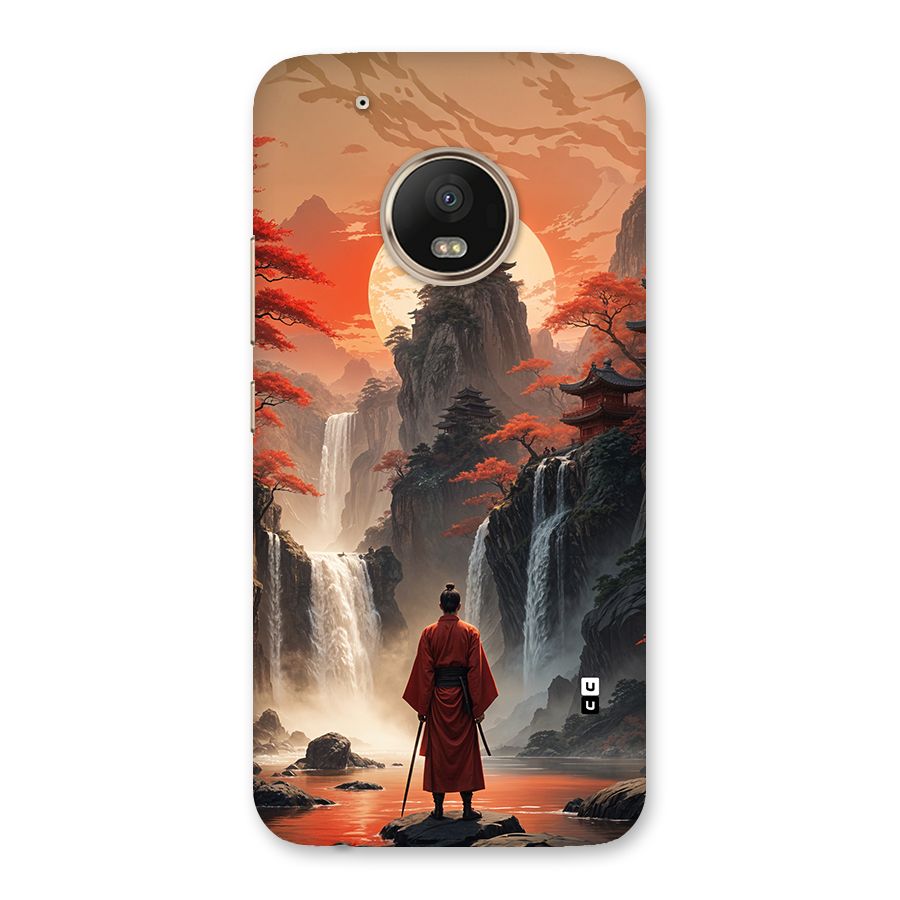 Ancient Waterfall Back Case for Moto G5 Plus