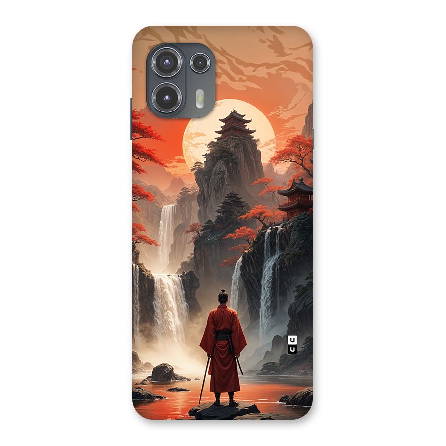 Ancient Waterfall Back Case for Motorola Edge 20 Fusion