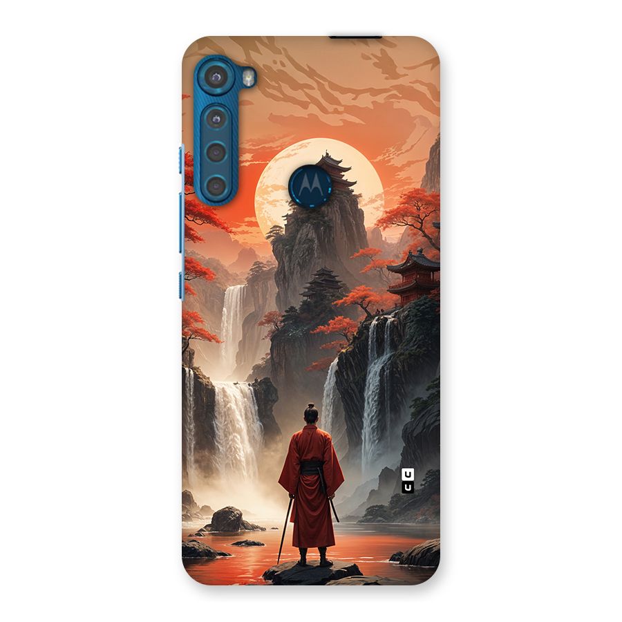 Ancient Waterfall Back Case for Motorola One Fusion Plus