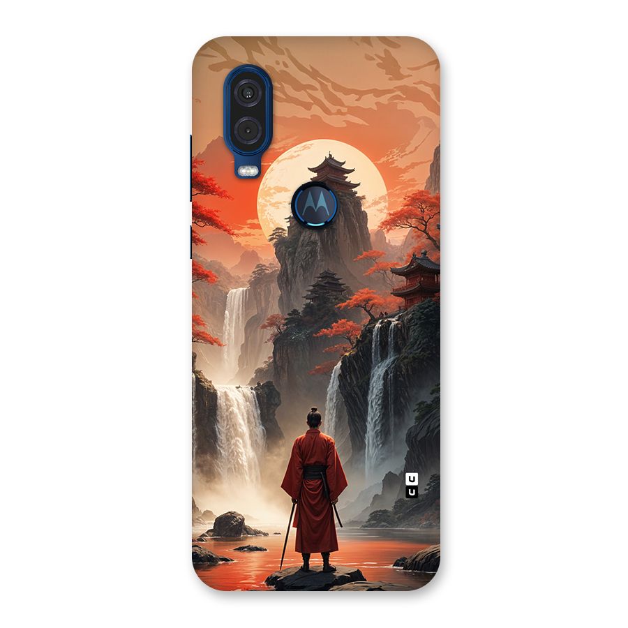 Ancient Waterfall Back Case for Motorola One Vision