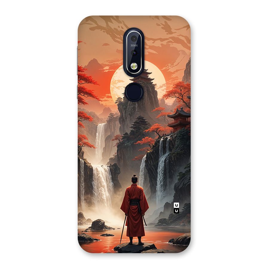 Ancient Waterfall Back Case for Nokia 7.1