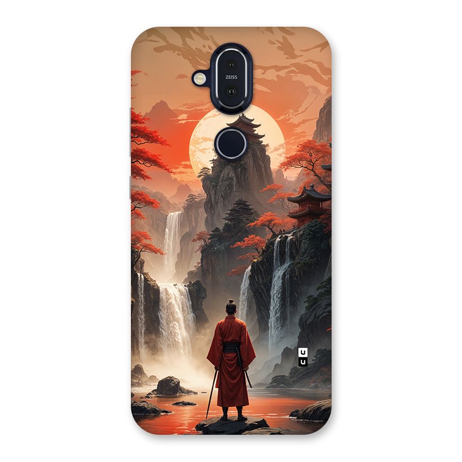 Ancient Waterfall Back Case for Nokia 8.1