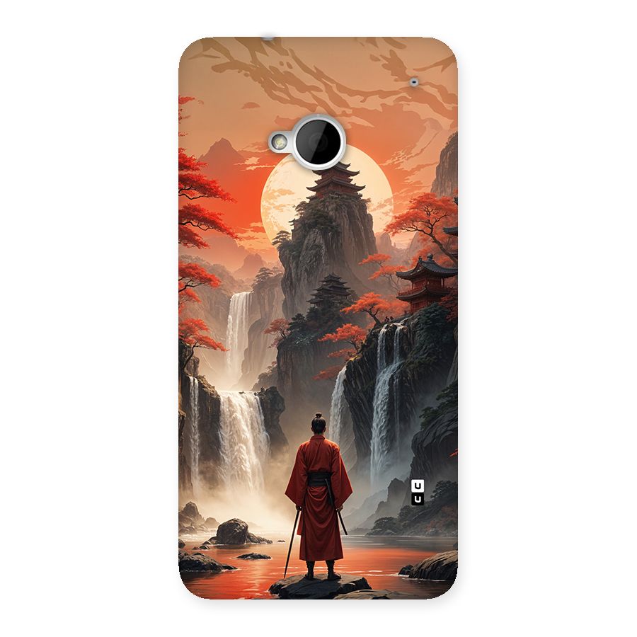 Ancient Waterfall Back Case for One M7 (Single Sim)