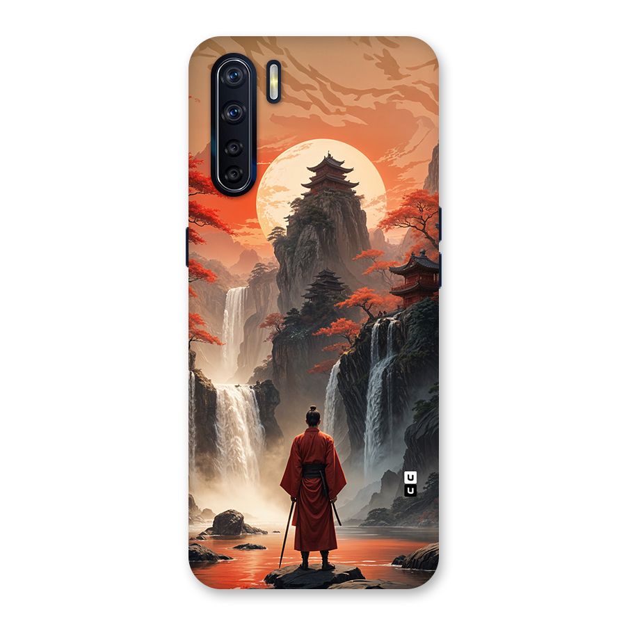 Ancient Waterfall Back Case for Oppo F15
