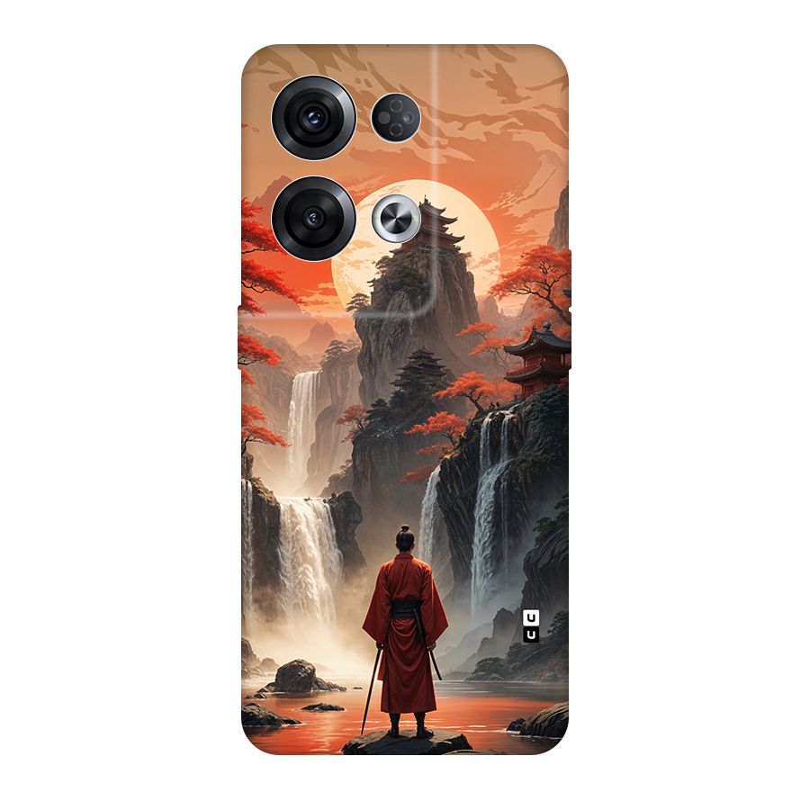 Ancient Waterfall Back Case for Oppo Reno8 Pro 5G