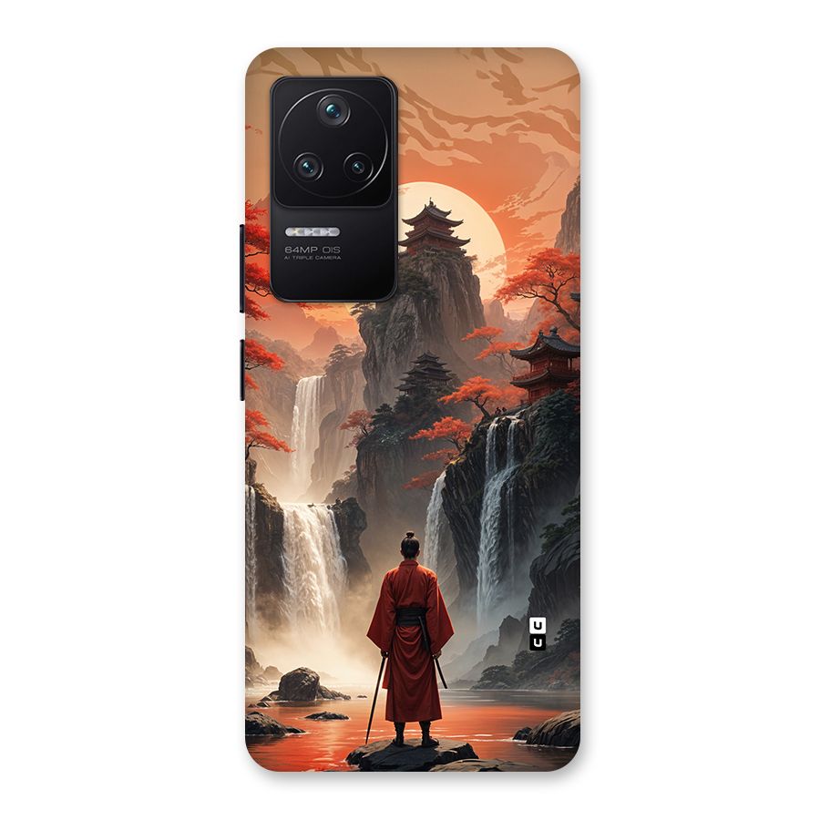 Ancient Waterfall Back Case for Poco F4 5G