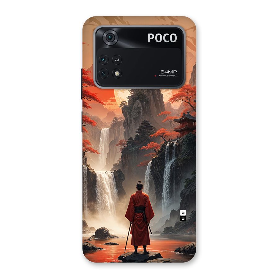 Ancient Waterfall Back Case for Poco M4 Pro 4G