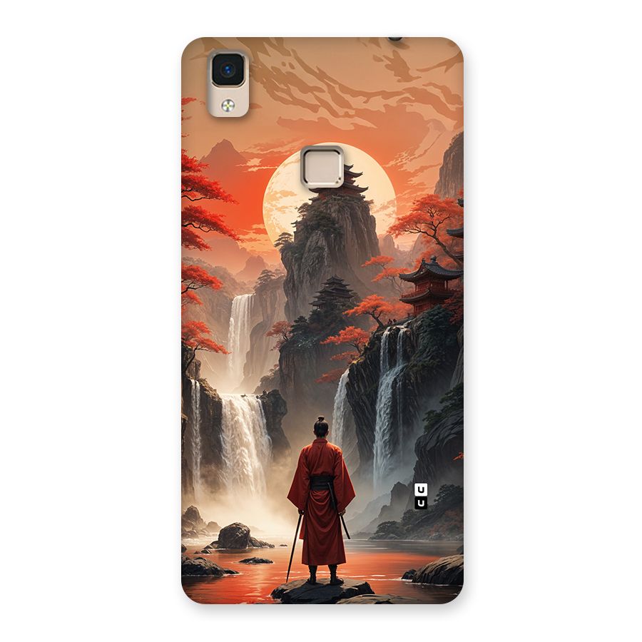 Ancient Waterfall Back Case for V3 Max