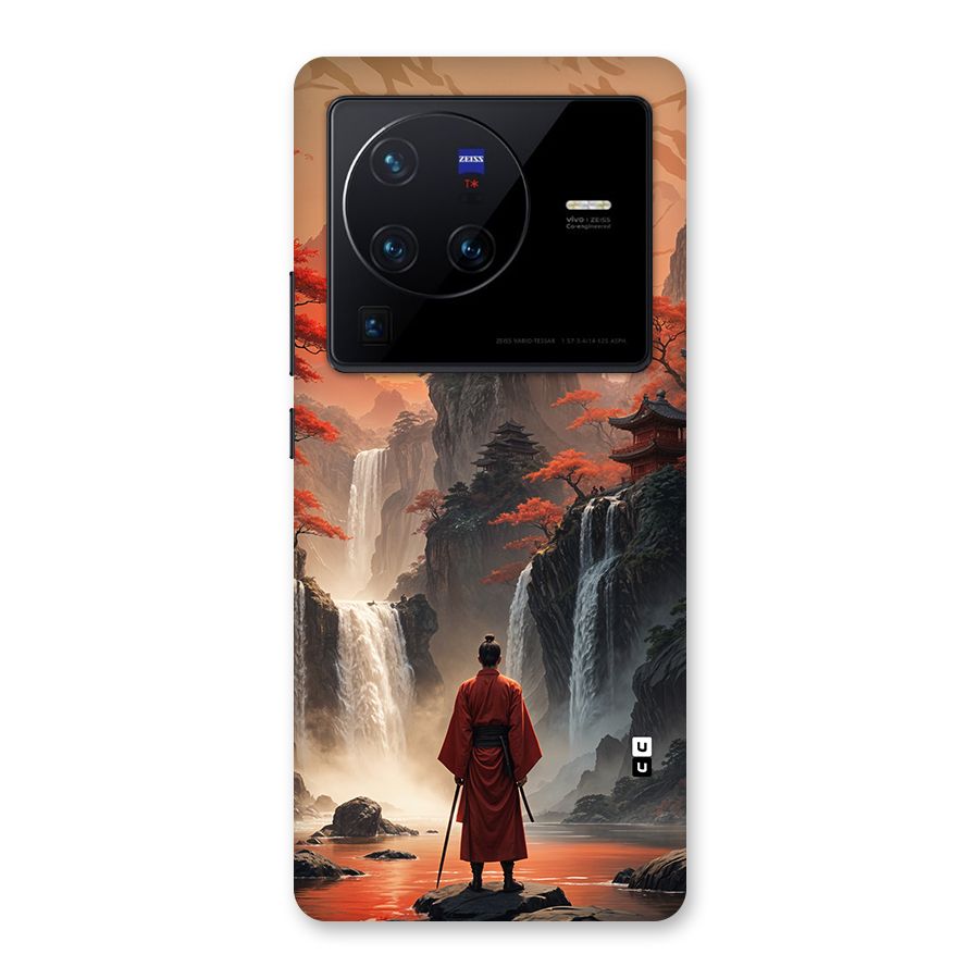 Ancient Waterfall Back Case for Vivo X80 Pro