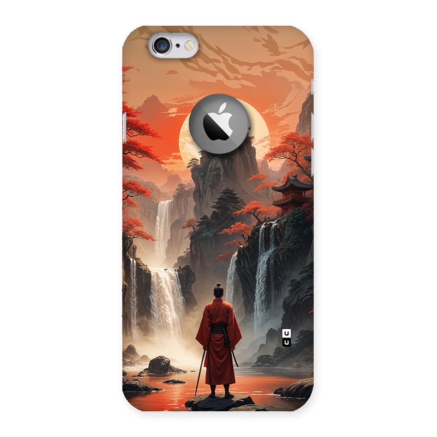 Ancient Waterfall Back Case for iPhone 6 Logo Cut