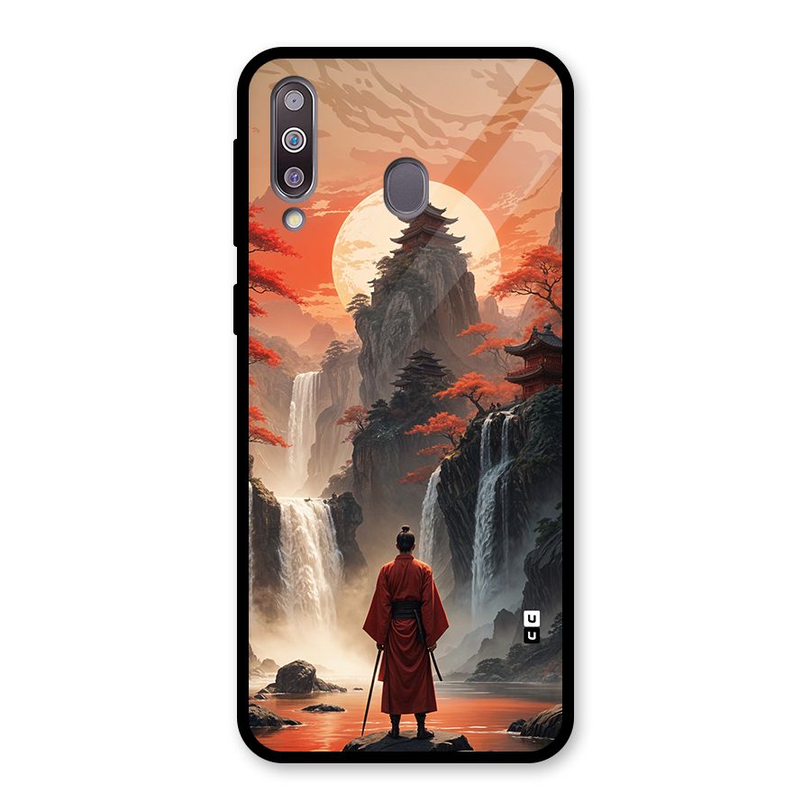 Ancient Waterfall Glass Back Case for Galaxy M30