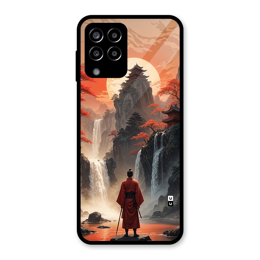 Ancient Waterfall Glass Back Case for Galaxy M33