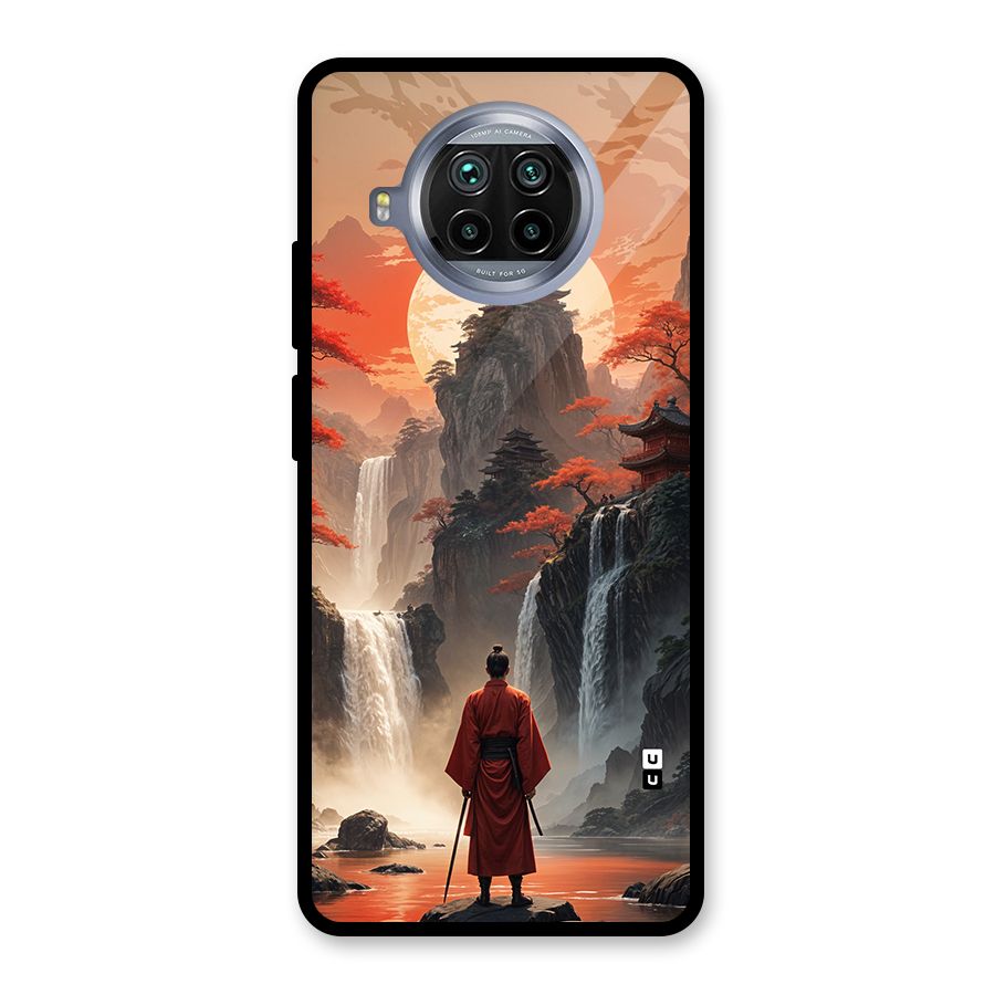 Ancient Waterfall Glass Back Case for Mi 10i