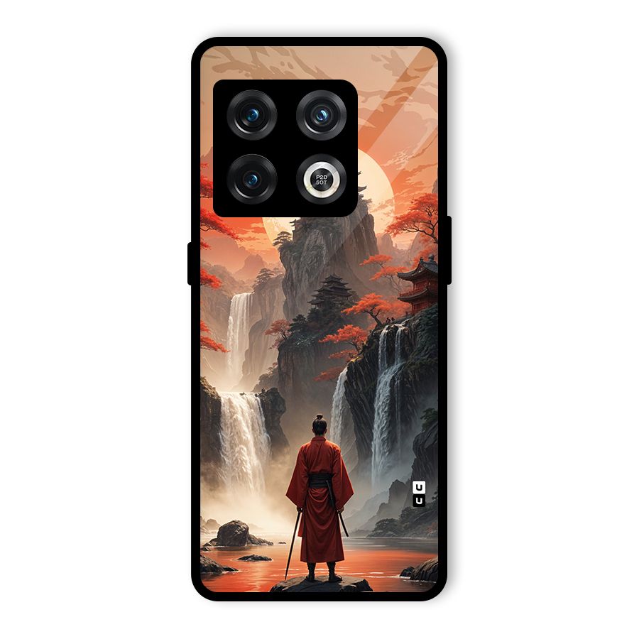 Ancient Waterfall Glass Back Case for OnePlus 10 Pro 5G