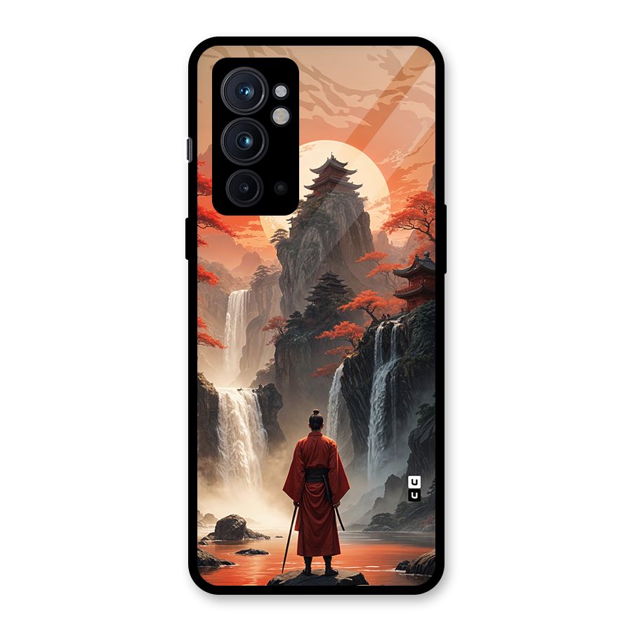 Ancient Waterfall Glass Back Case for OnePlus 9RT 5G