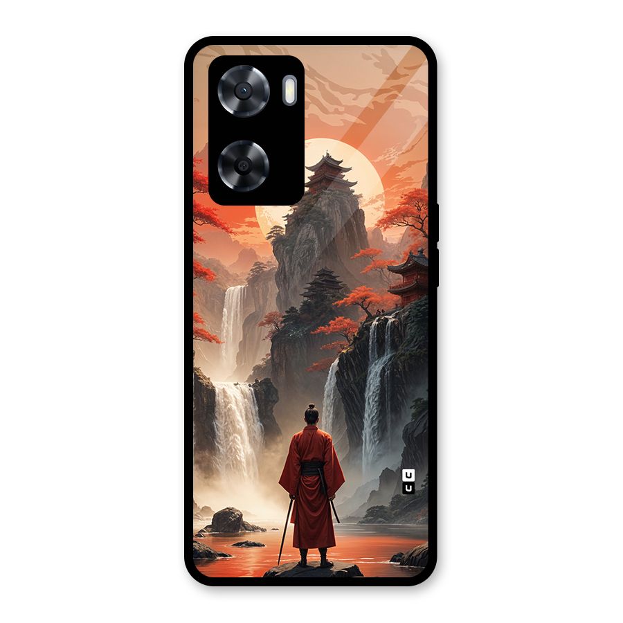 Ancient Waterfall Glass Back Case for OnePlus Nord N20 SE