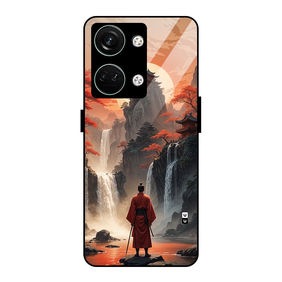 Ancient Waterfall Glass Back Case for Oneplus Nord 3