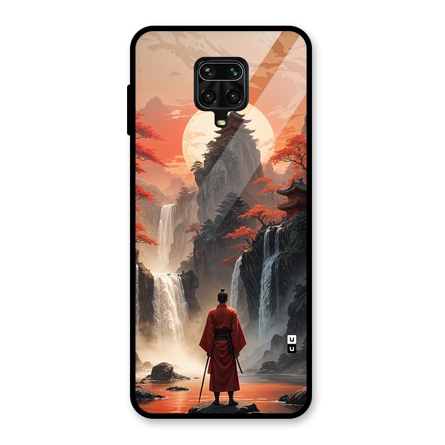 Ancient Waterfall Glass Back Case for Poco M2 Pro