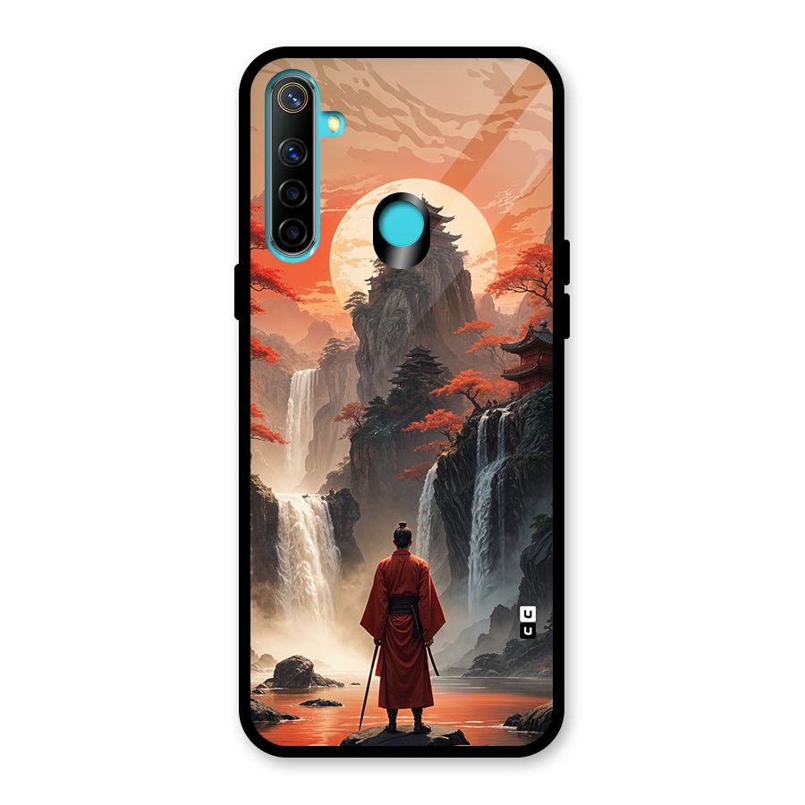 Ancient Waterfall Glass Back Case for Realme Narzo 10