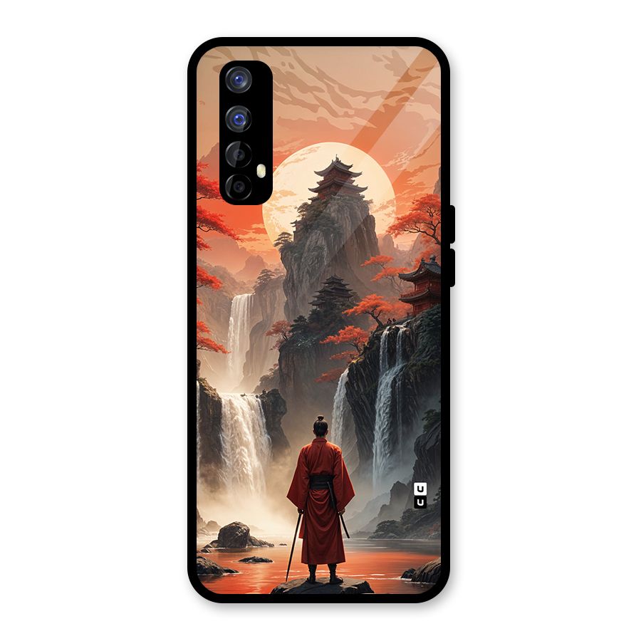 Ancient Waterfall Glass Back Case for Realme Narzo 20 Pro