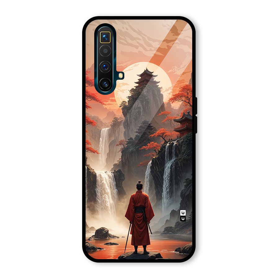 Ancient Waterfall Glass Back Case for Realme X3
